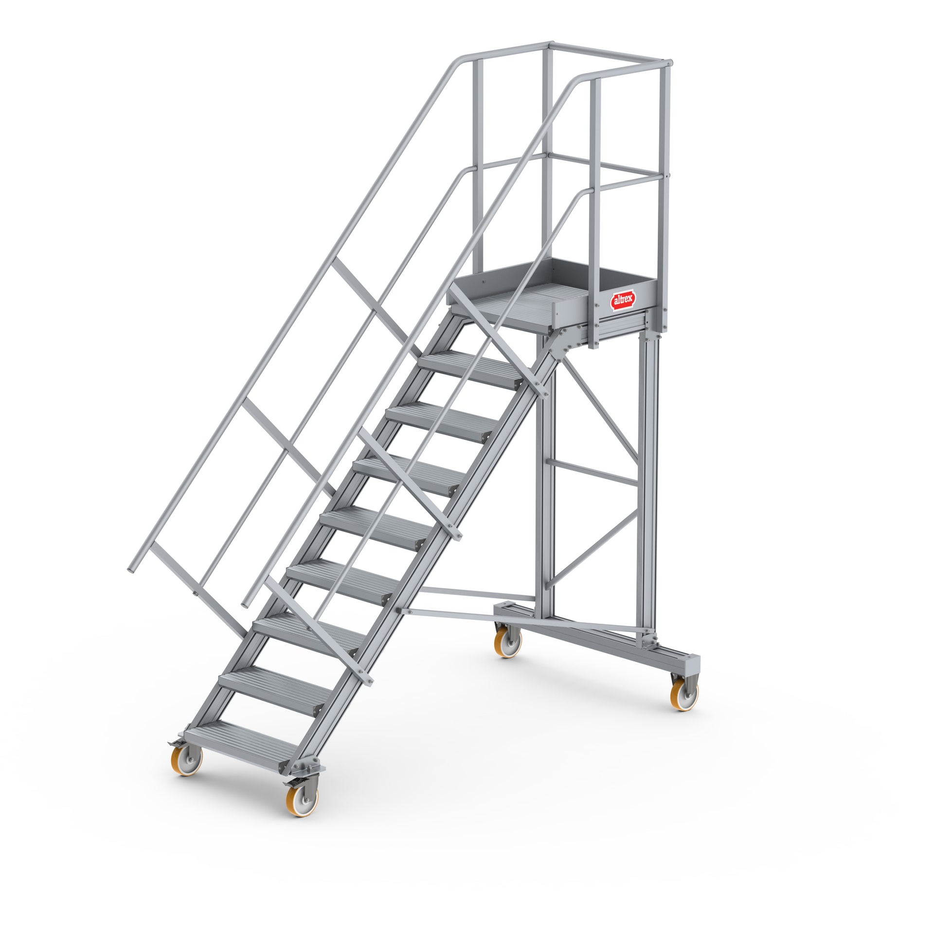 Escabeau à plateforme mobile Altrex 45 degrés - 9 marches