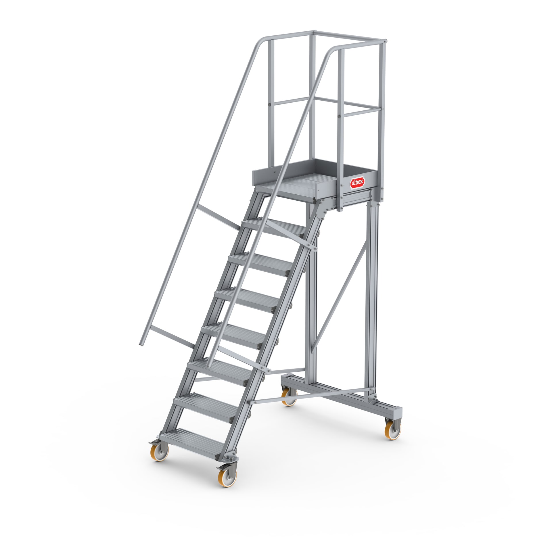 Escabeau à plateforme mobile Altrex 60 degrés - 8 marches
