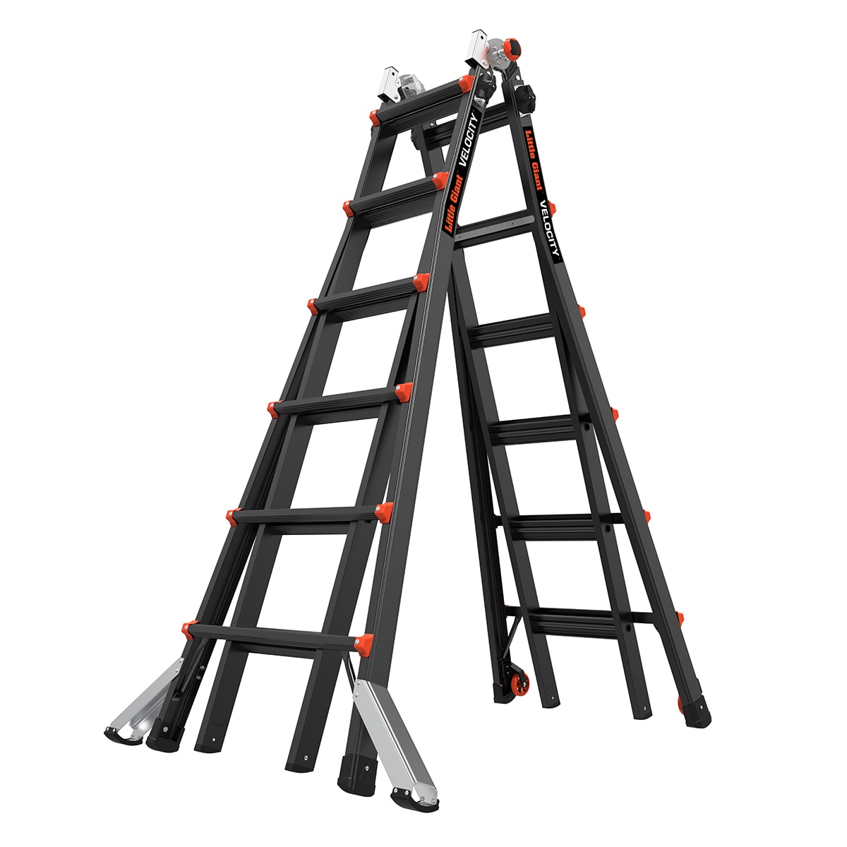 Échelle pliante multifonction Little Giant Velocity Black Pro - 4x6 échelons