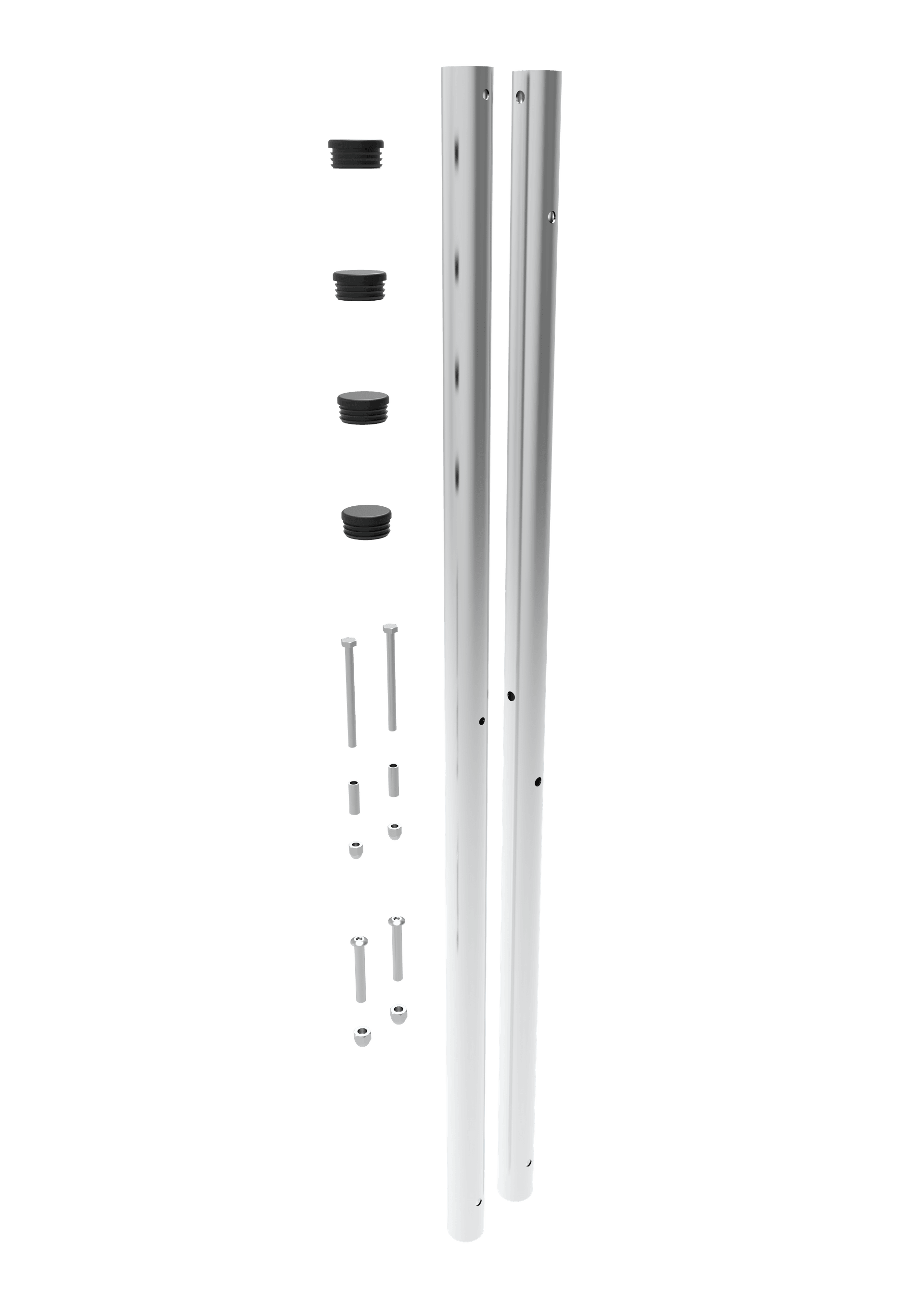 Guides verticaux de cadre Altrex 2 pcs 6 parties (pour RolShield)