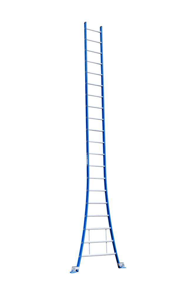 Échelle simple à pieds évasés DAS Atlas - 1x20 échelons