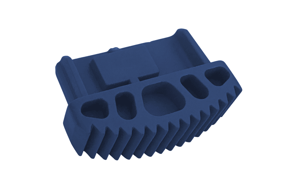 Embout de pied d'échelle DAS 75mm bleu