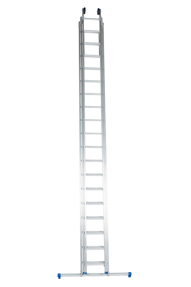 Échelle coulissante droite 3 parties Solide Premium Professional - 3x18 échelons