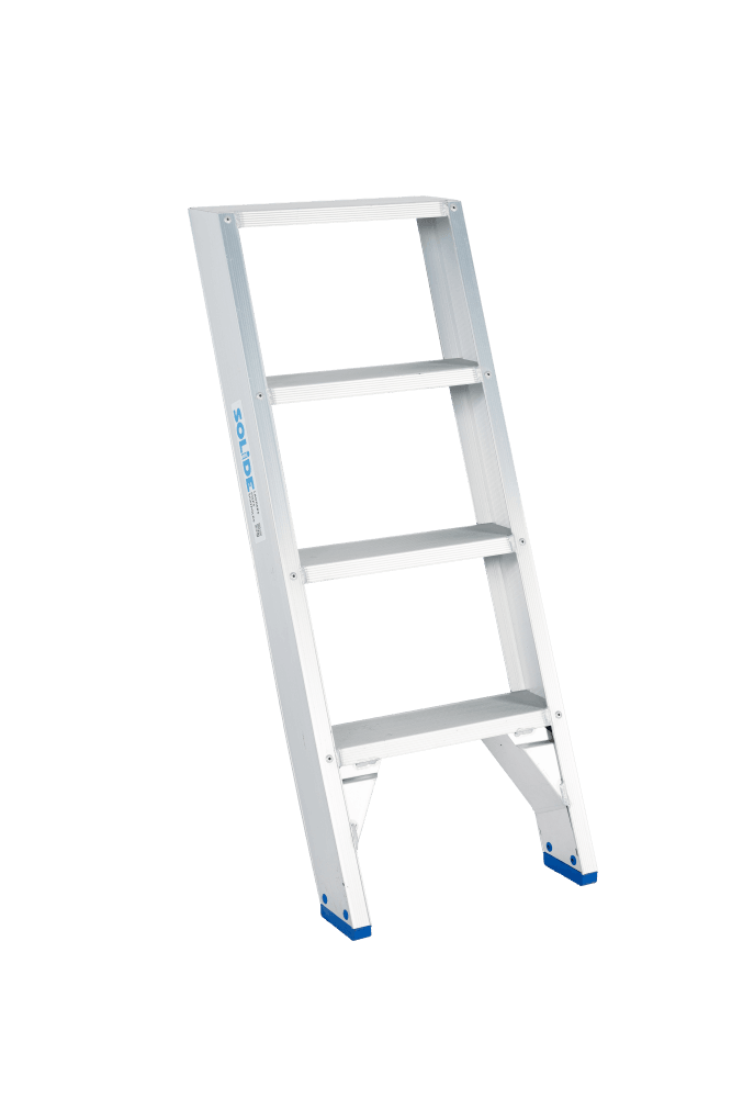 Escabeau d'entrepôt Solide Premium Professional (escabeau à simple accès) - 4 marches