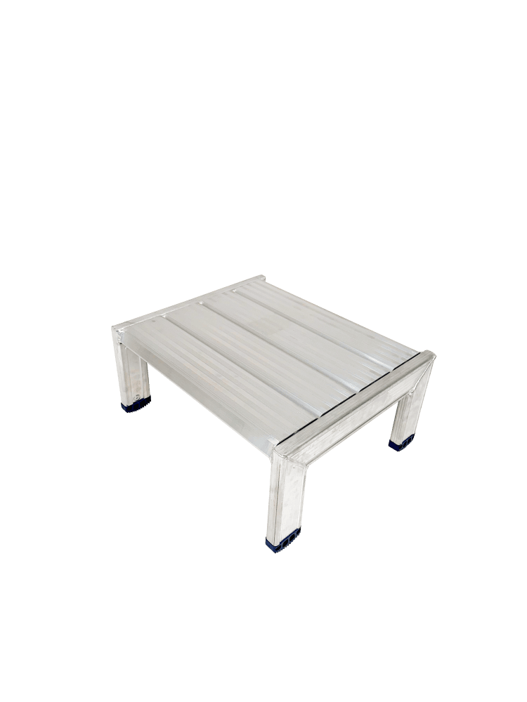 Escabeau de montage fixe Solide Premium Professional 45° - 1 marche - plateforme 50 cm