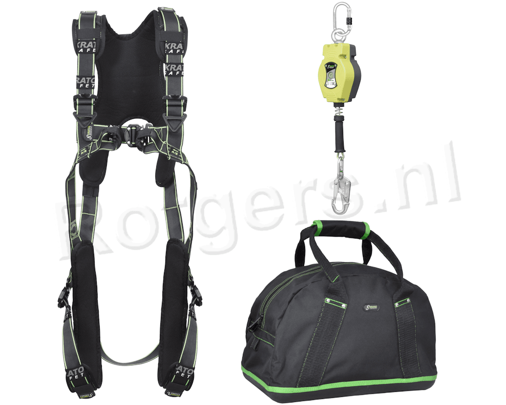 Kratos Complete Valbeveiligingsset Comfort met Valstopblok