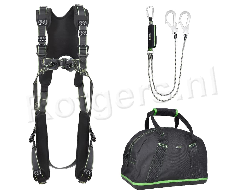 Kratos Complete Valbeveiligingsset Comfort met Y-lijn Anti-snedekoord 1.5m