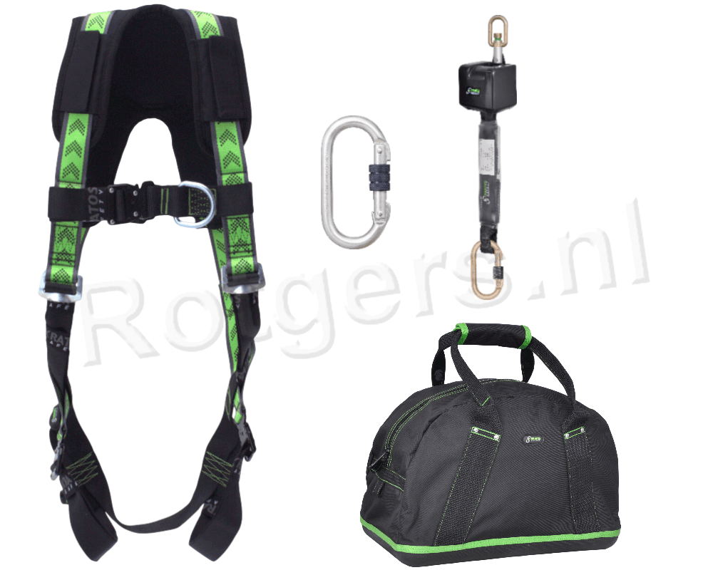 Kratos Complete Valbeveiligingsset Standaard-Plus - Valstopblok 2.5m