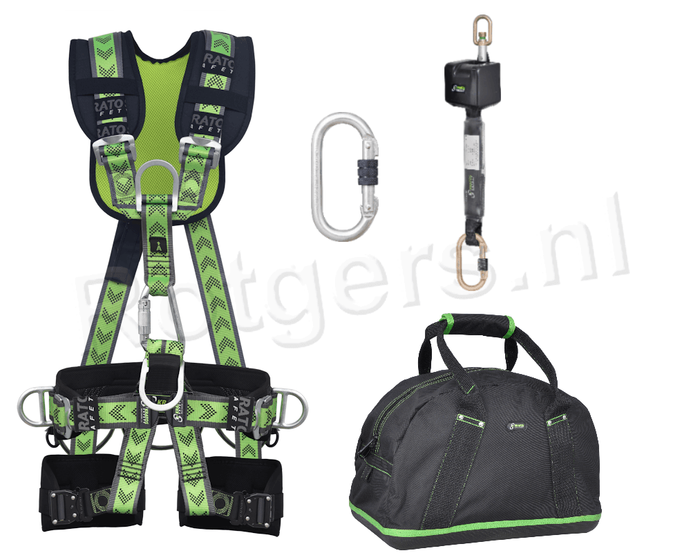 Kratos Complete Valbeveiligingsset Comfort-Plus - Valstopblok 2.5m