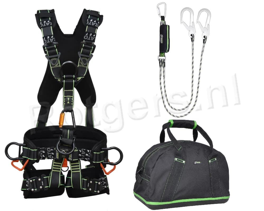 Kratos Valbeveiligingsset Comfort-Plus - Extra met Y-lijn Anti-snedekoord 1,5 m
