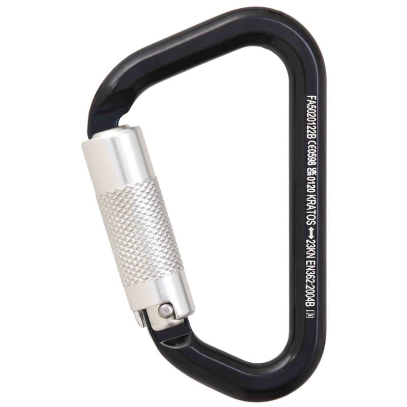 Kratos Aluminium Karabijnhaak met Automatische Vergrendeling 21 Mm 1