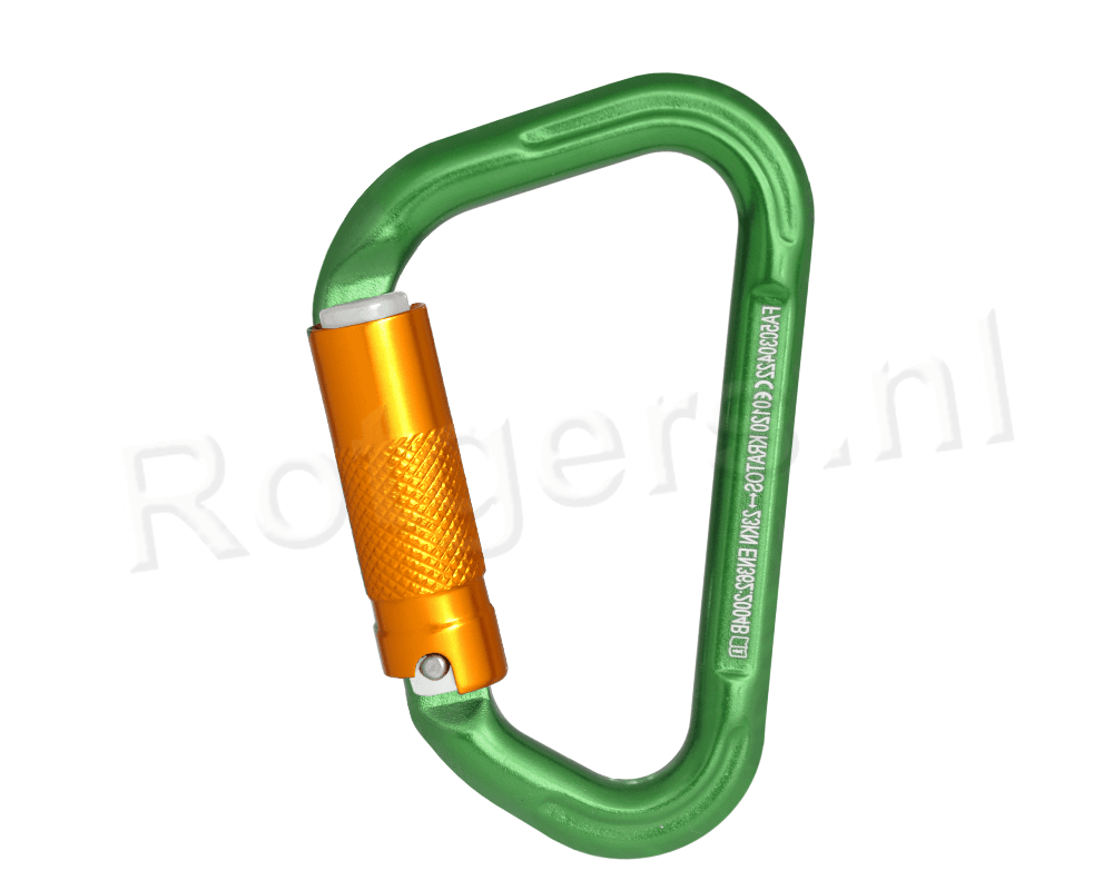 Kratos Karabijnhaak Aluminium met Automatische Vergrendeling 21 mm Drievoudig