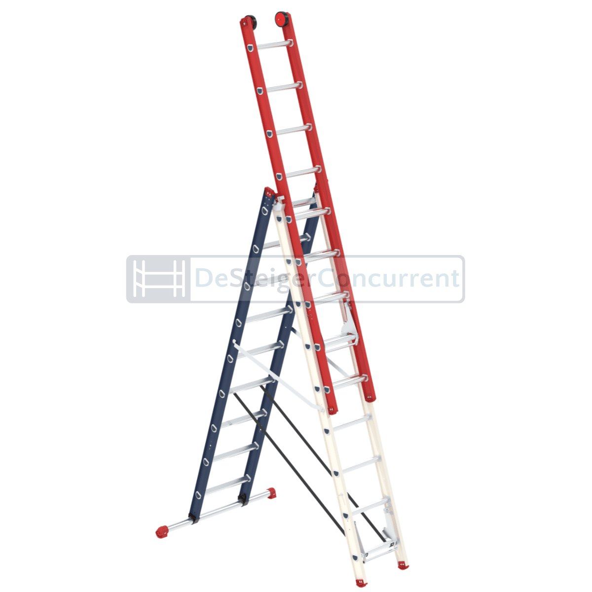 WK ACTIE: Altrex Mounter 3-delige Rechte Reformladder