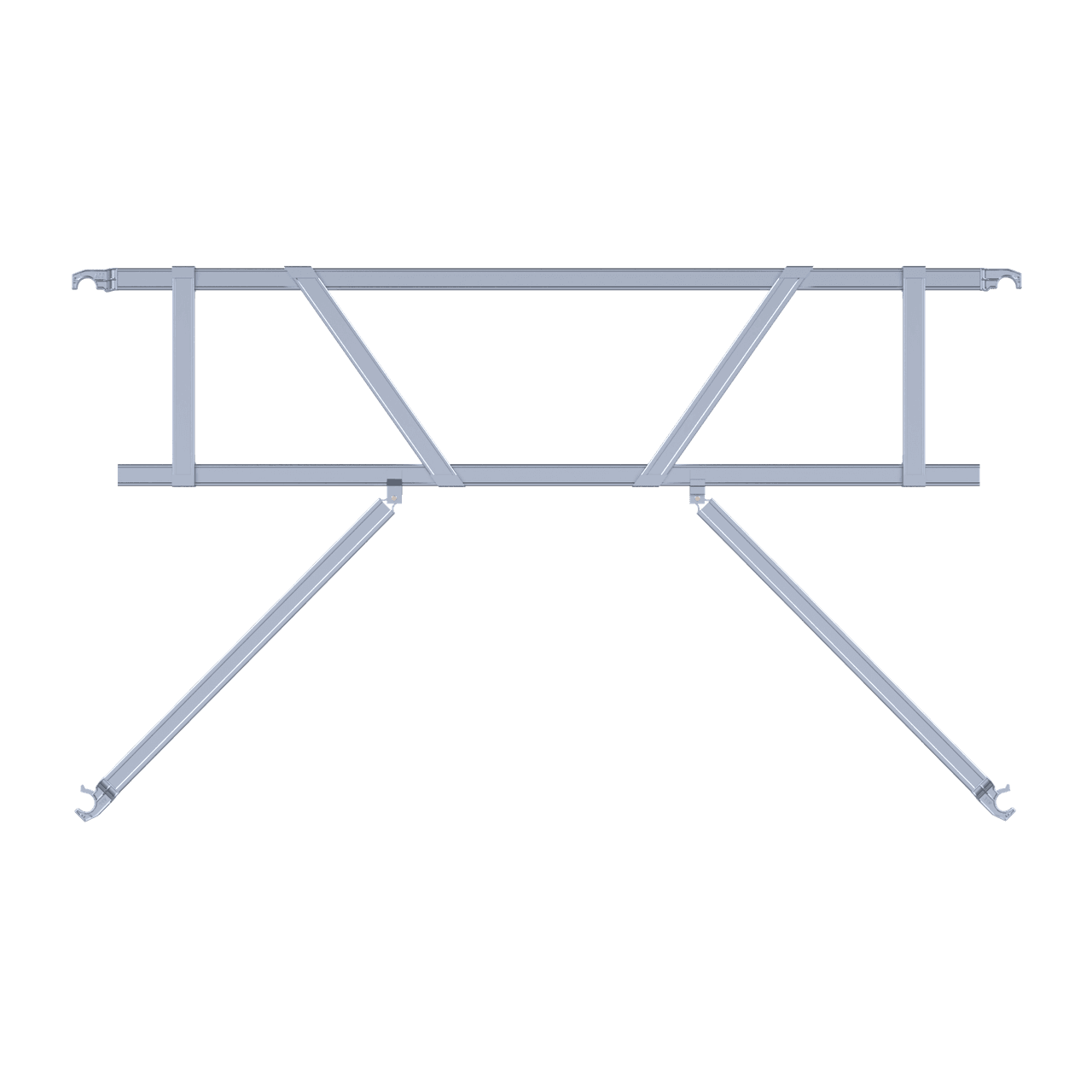 Alumexx Voorloopleuning - AGS PRO - 250 centimeter