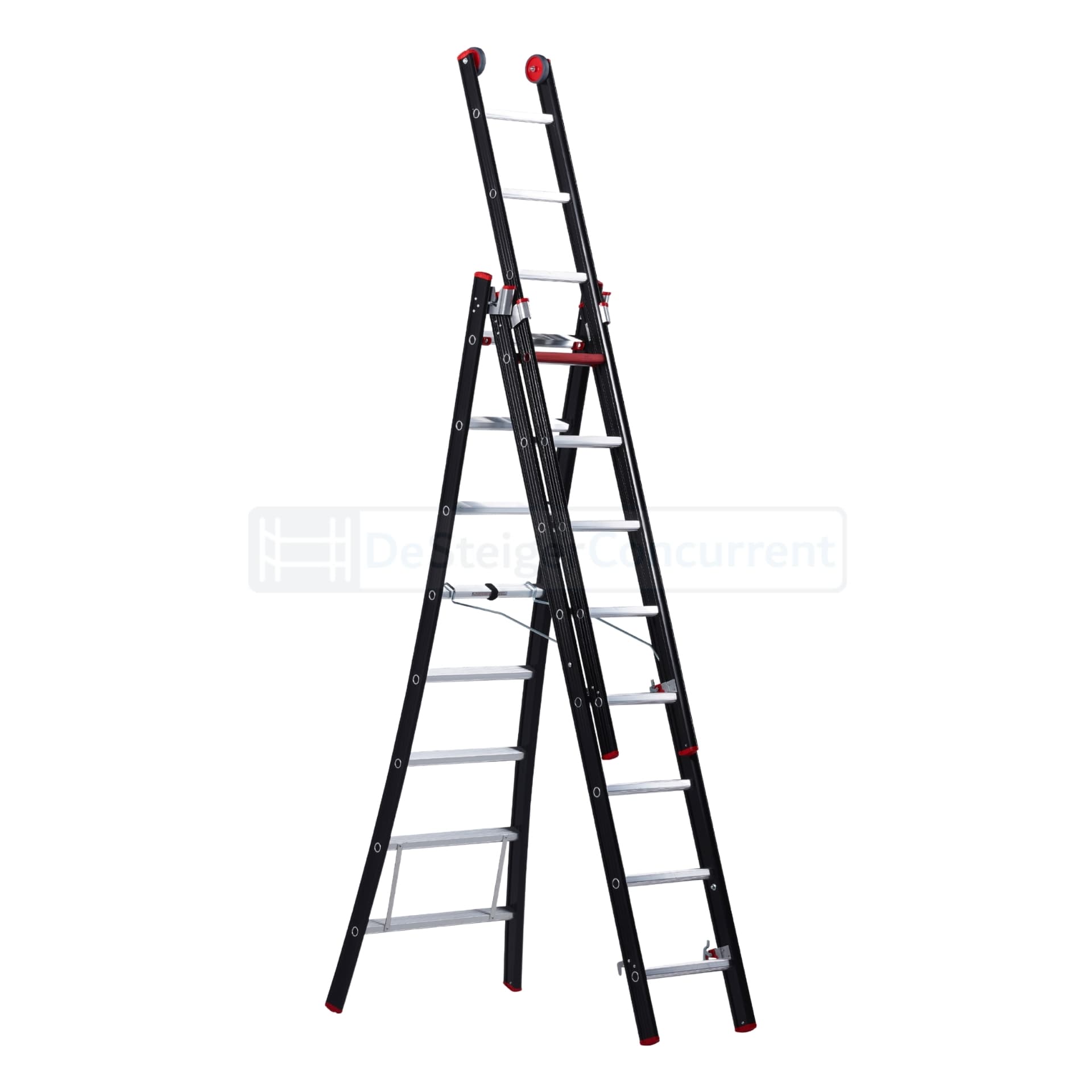 Échelle transformable à montants évasés Altrex Nevada 3 parties - 3x8 échelons