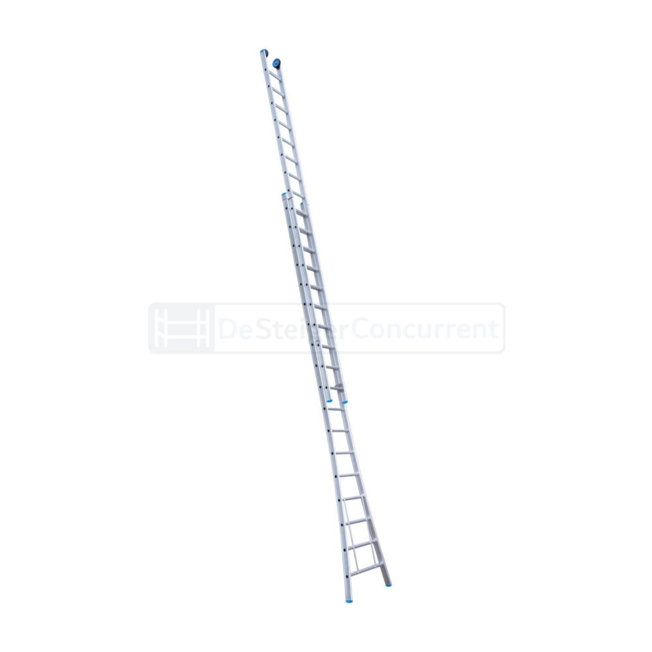 Eurostairs 2-delige Uitgebogen Opsteekladder