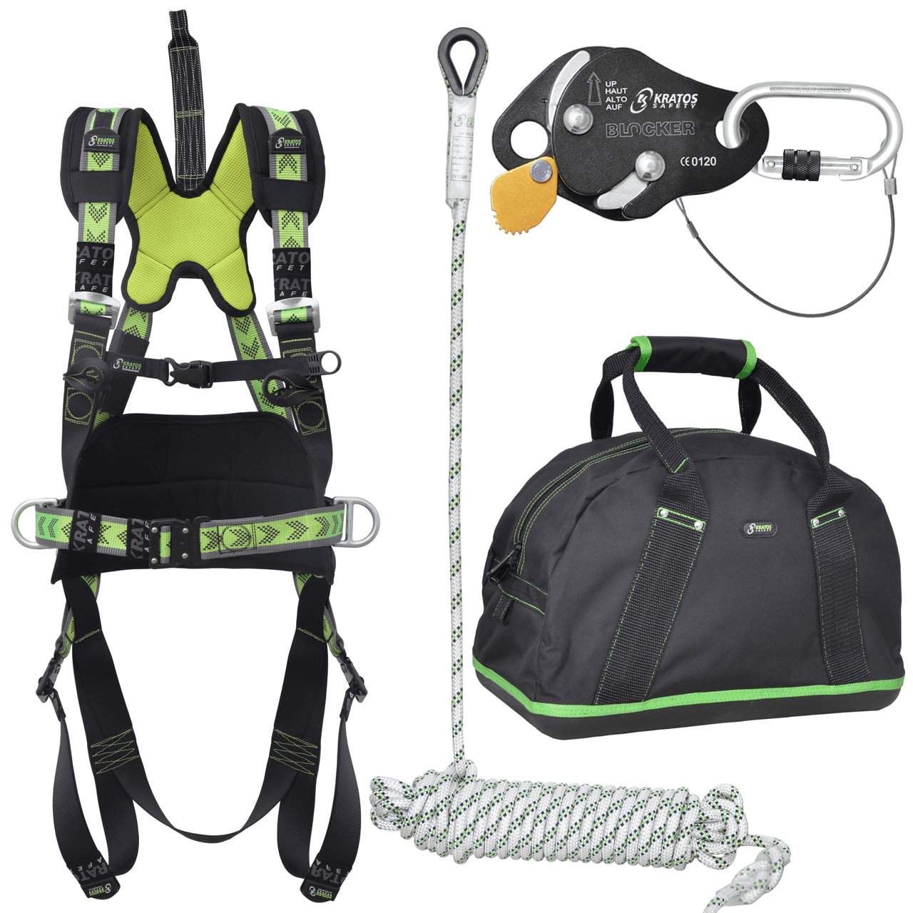 Kratos Complete Valbeveiligingsset Standaard - Daken / Afdalen 20mtr