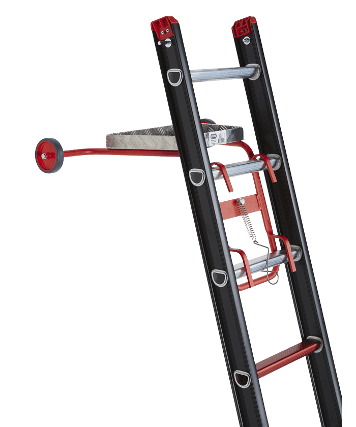 Altrex Muurafhouder (inclusief toprollen en bakje) - (t.b.v. ladder)