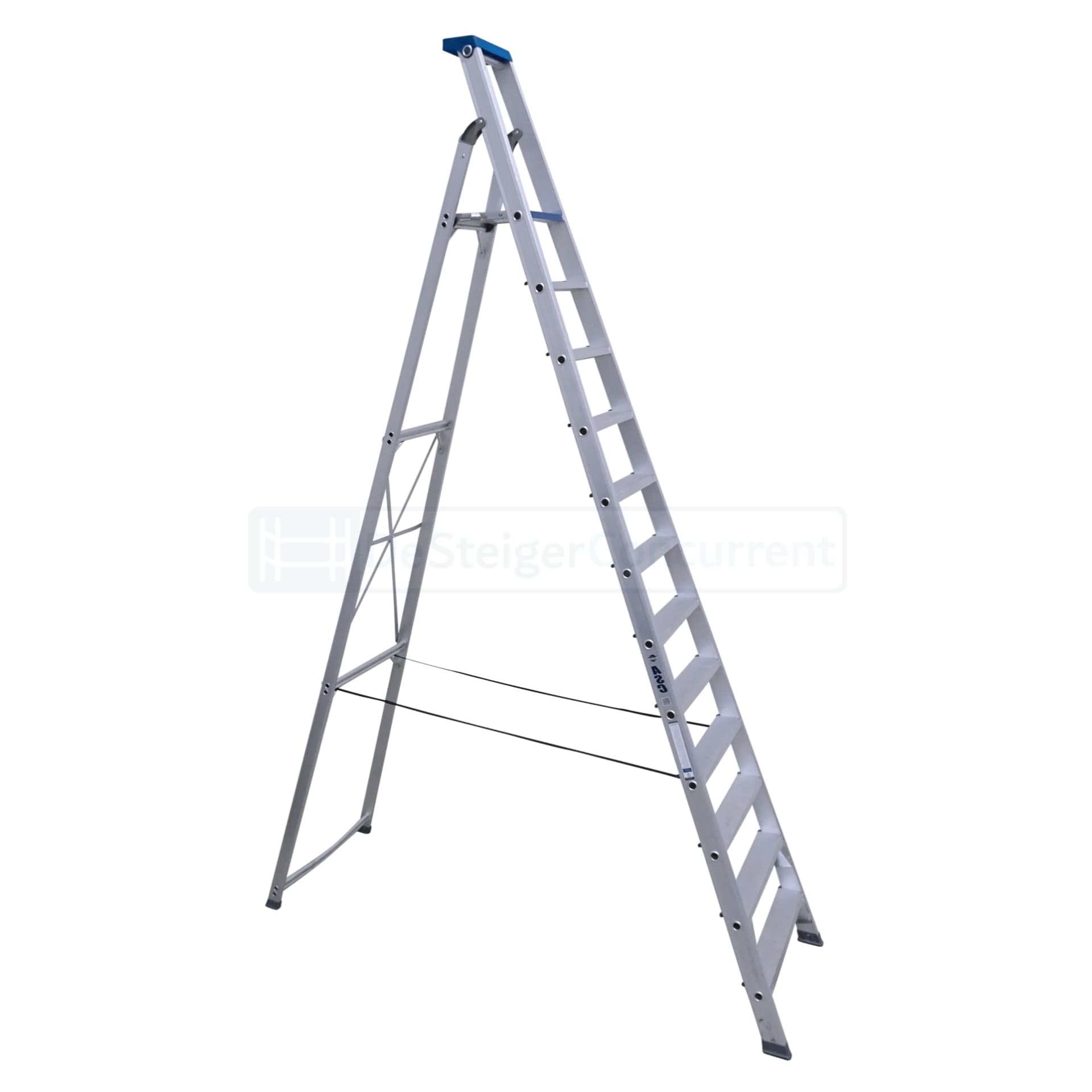 Escabeau à plateforme ASC à simple accès - 12 marches
