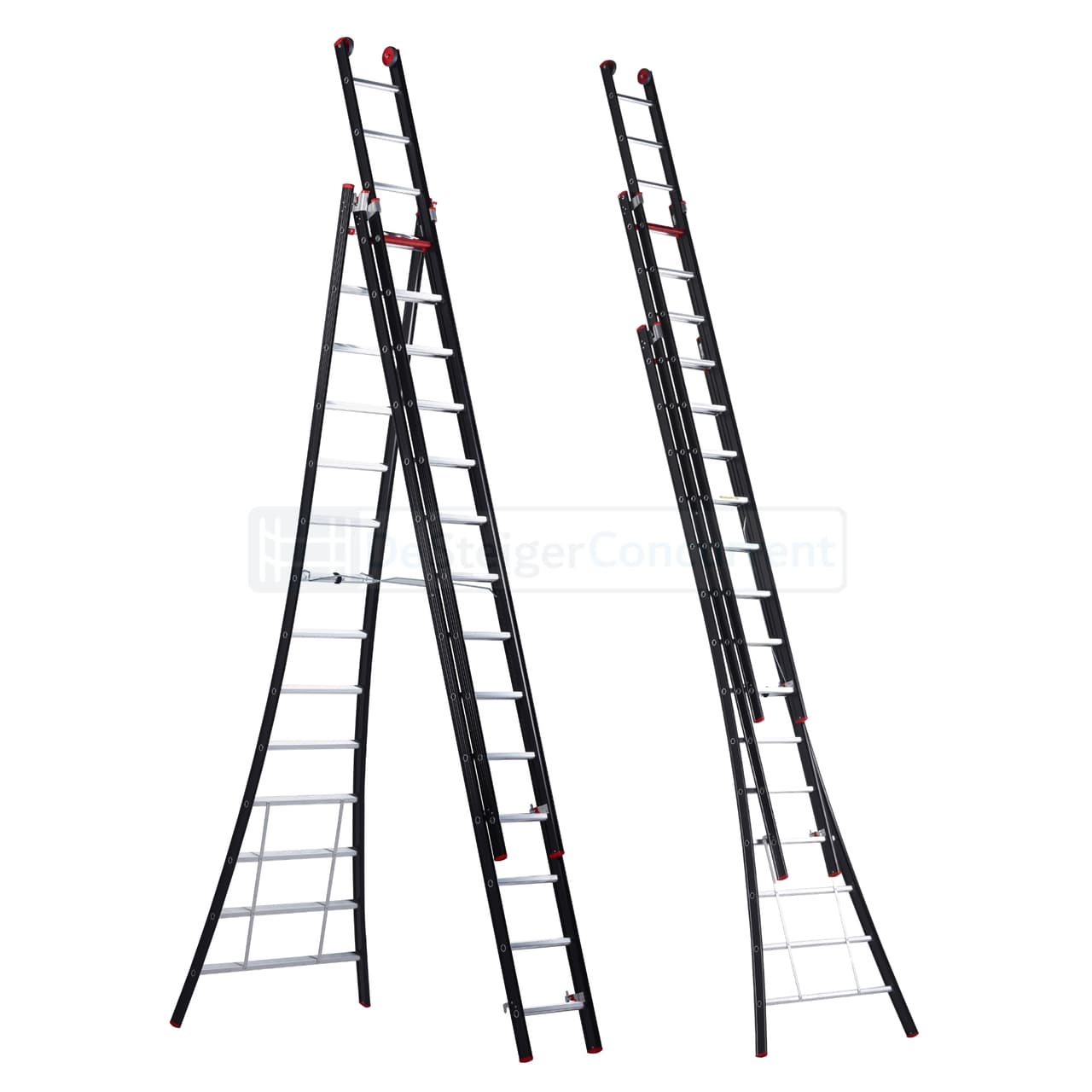 Altrex Nevada 3-delige Uitgebogen Reformladder