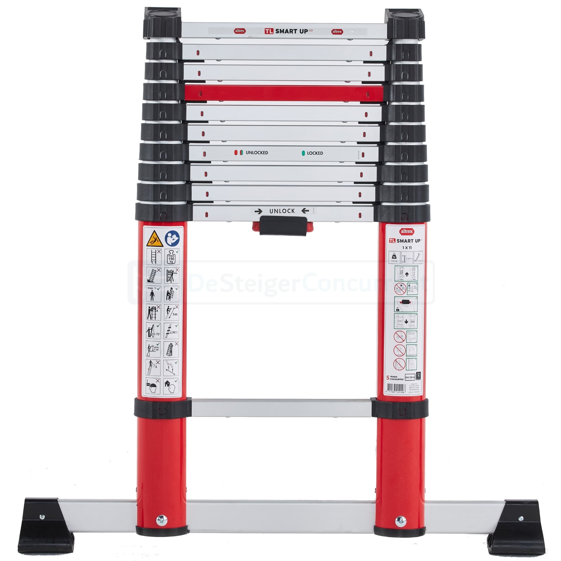 Échelle télescopique Altrex TL Smart Up Go - 1x11 échelons